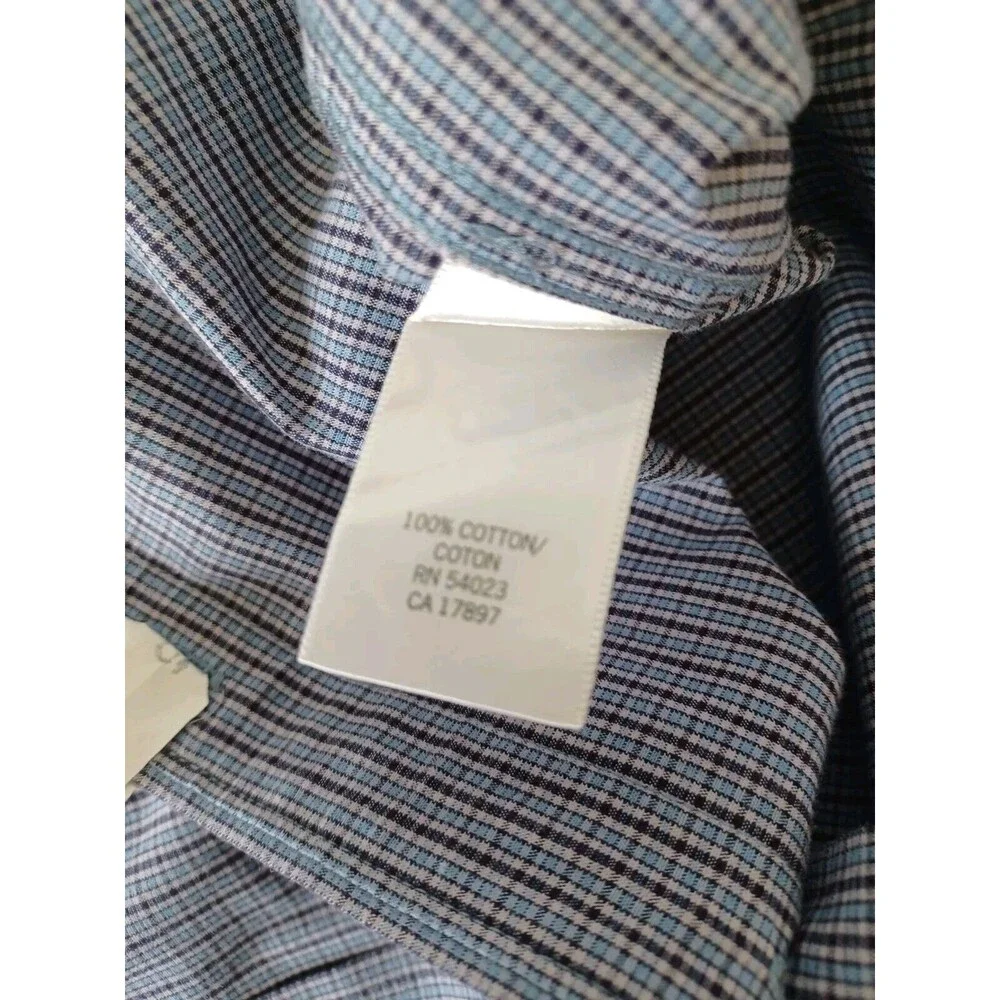 Banana Republic 100% cotton Button Up‎ Shirt Mens Medium 15 - 15 1/2 EUC